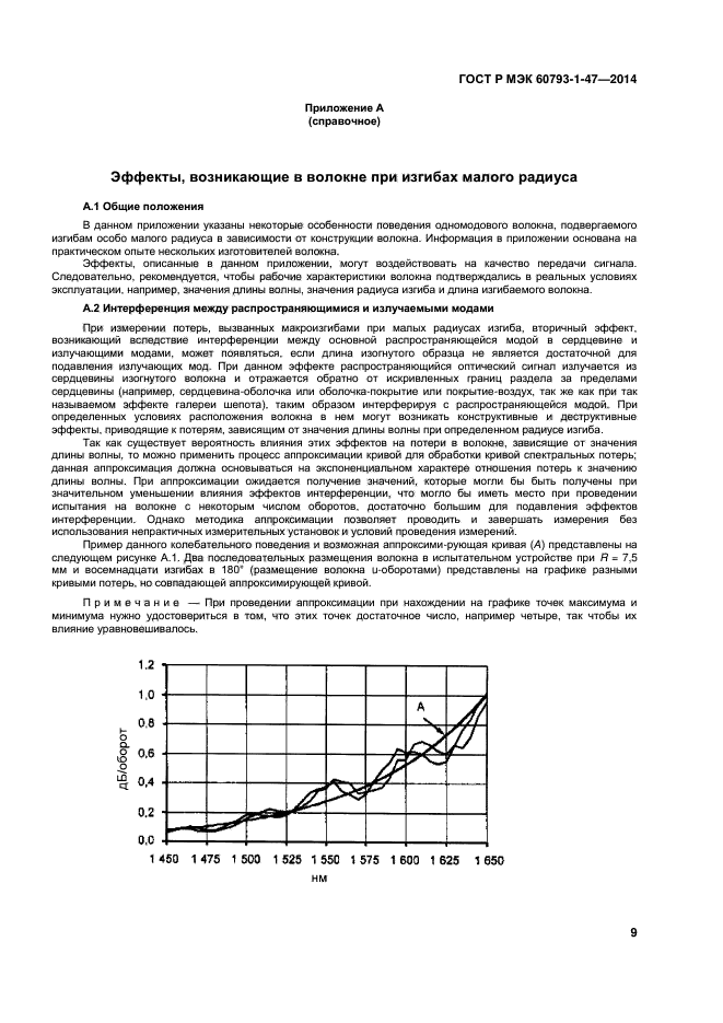 ГОСТ Р МЭК 60793-1-47-2014