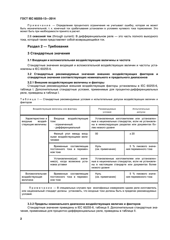 ГОСТ IEC 60255-13-2014