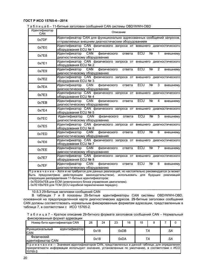 ГОСТ Р ИСО 15765-4-2014