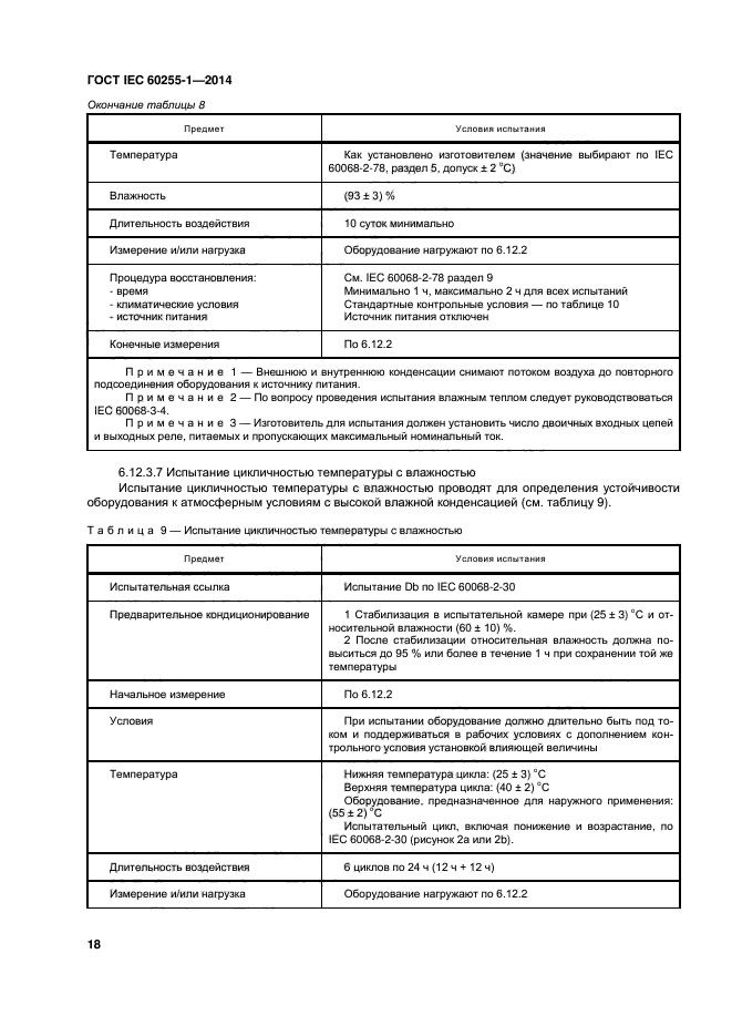 ГОСТ IEC 60255-1-2014