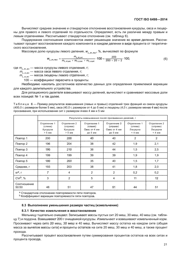 ГОСТ ISO 6498-2014