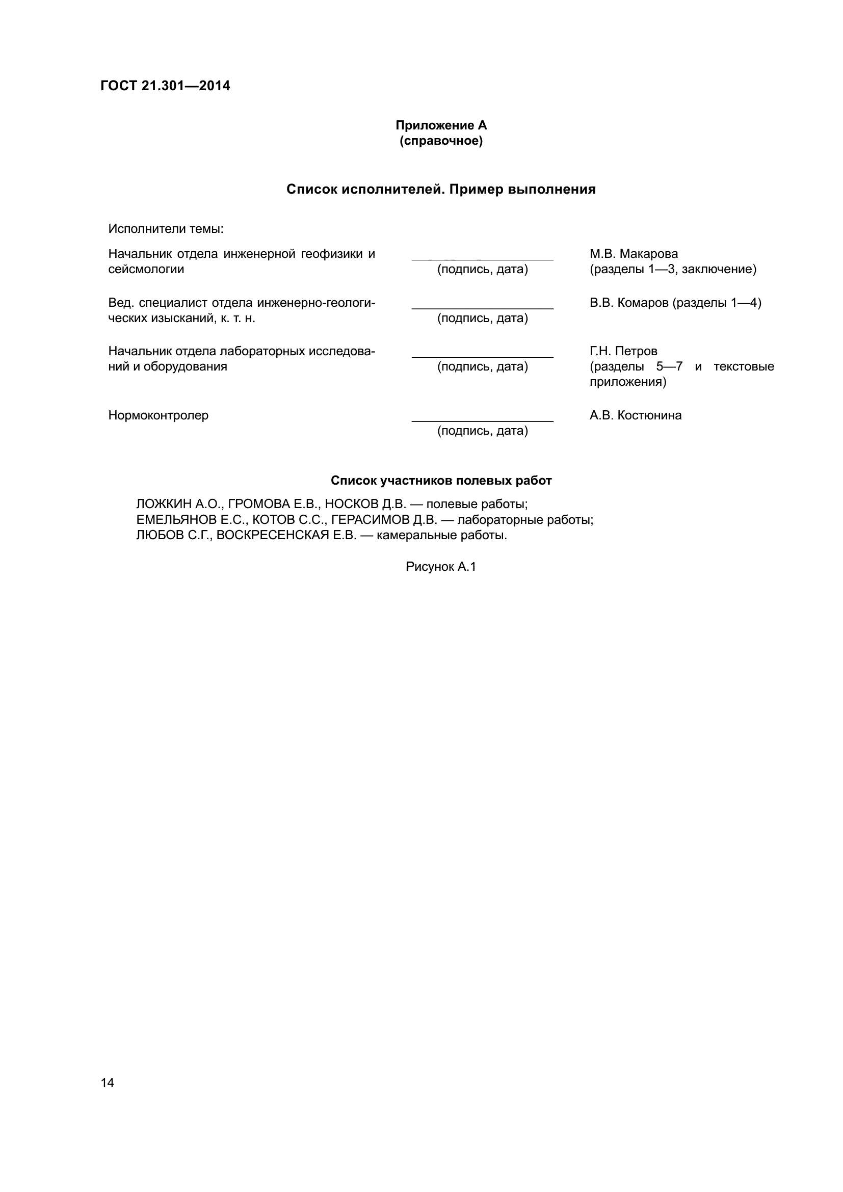 ГОСТ 21.301-2014