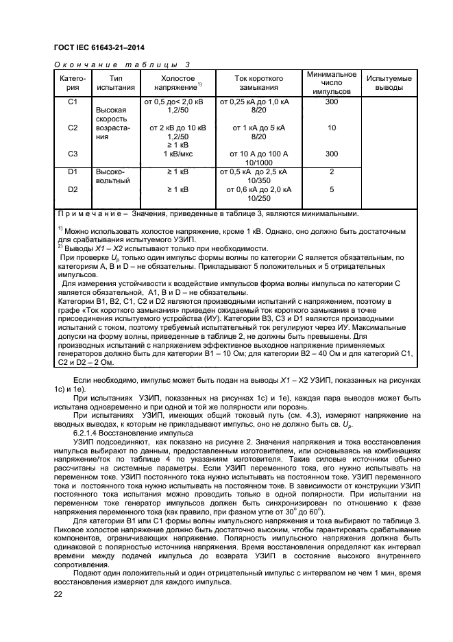 ГОСТ IEC 61643-21-2014