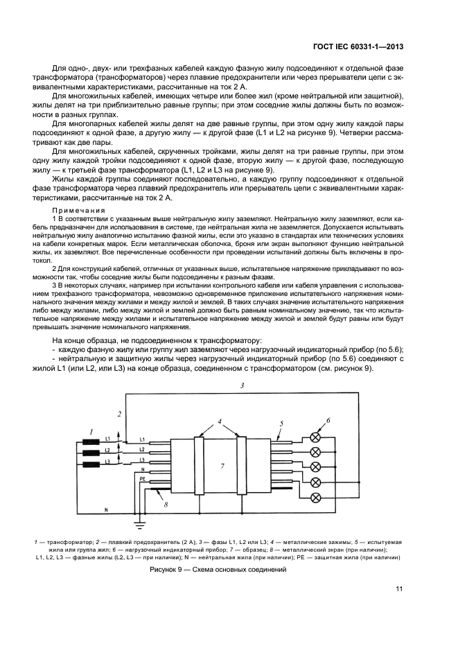 ГОСТ IEC 60331-1-2013