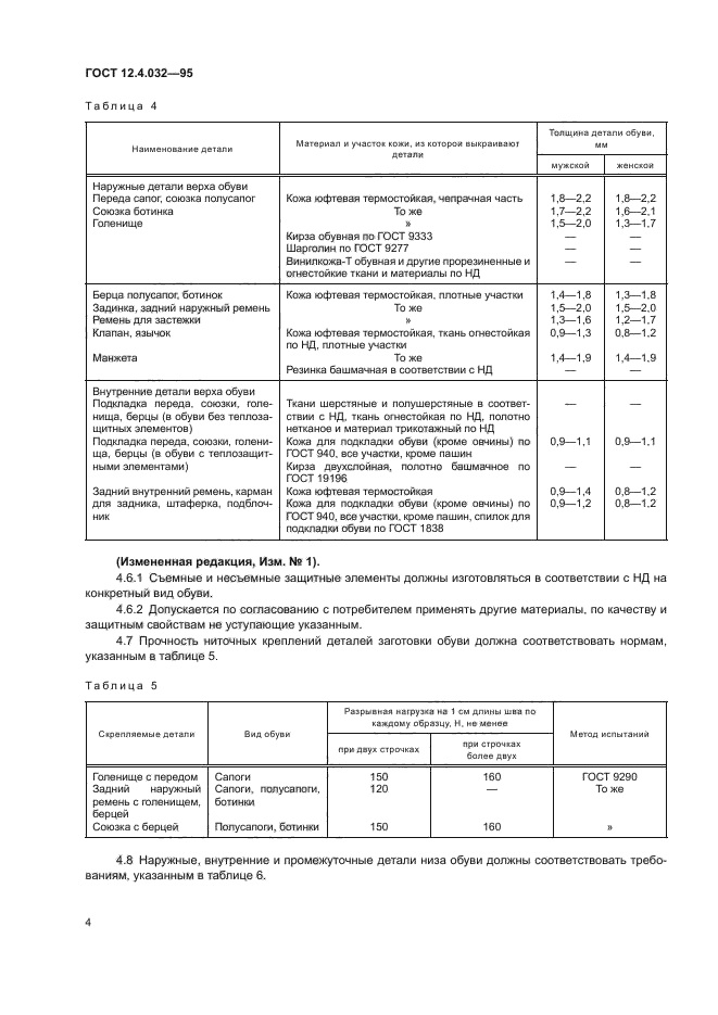 ГОСТ 12.4.032-95