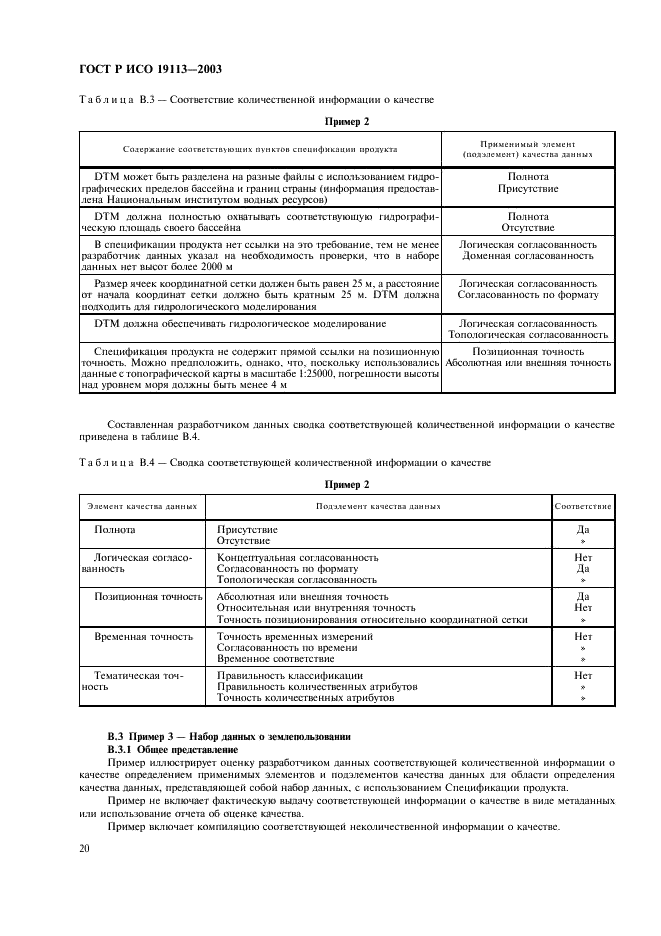 ГОСТ Р ИСО 19113-2003