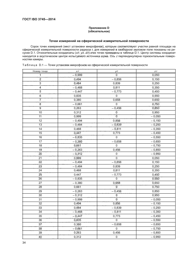 ГОСТ ISO 3745-2014