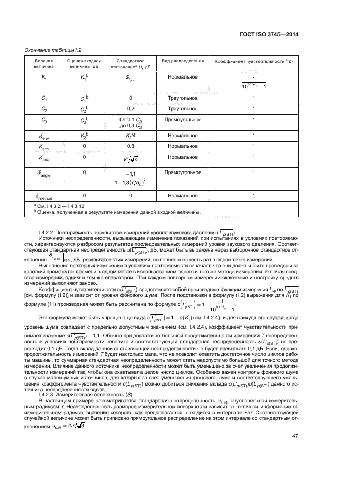 ГОСТ ISO 3745-2014