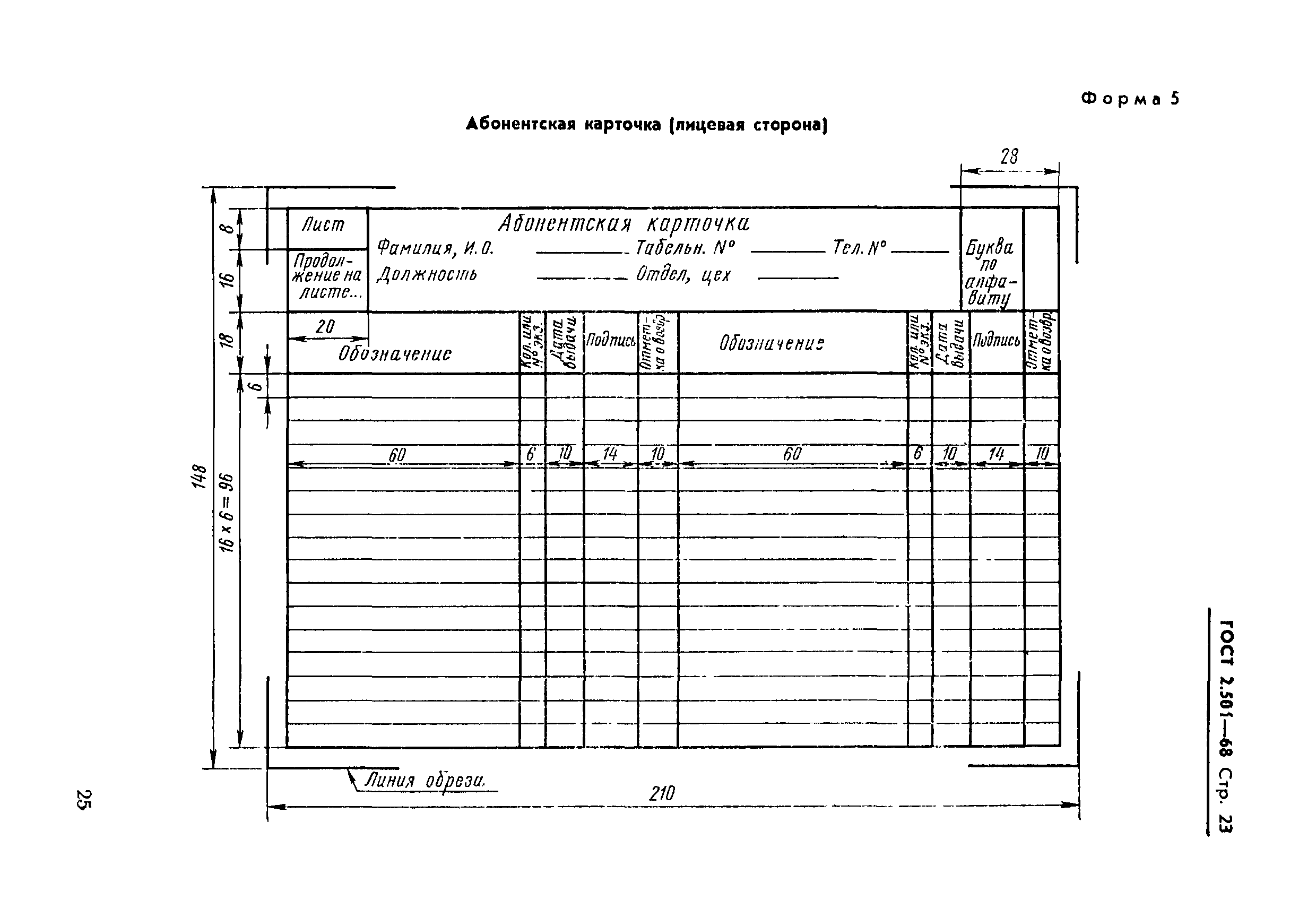 ГОСТ 2.501-68