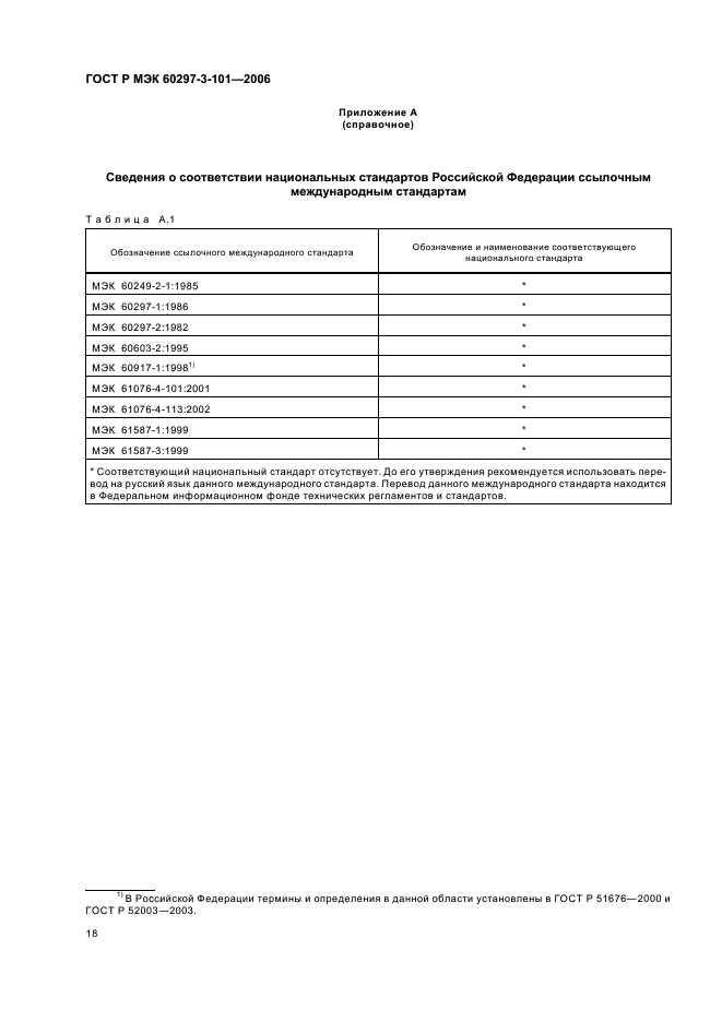 ГОСТ Р МЭК 60297-3-101-2006