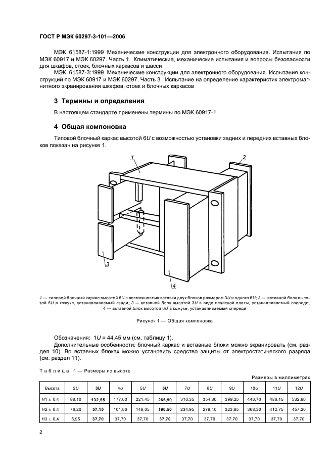 ГОСТ Р МЭК 60297-3-101-2006