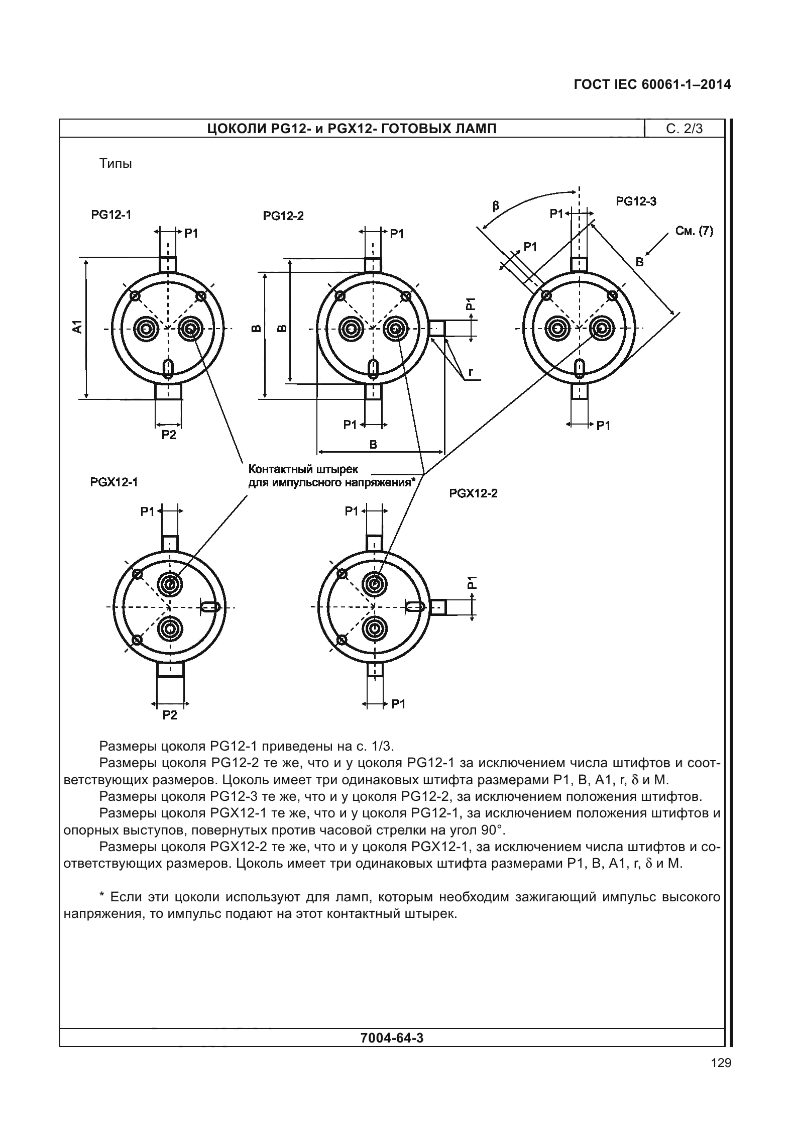 ГОСТ IEC 60061-1-2014