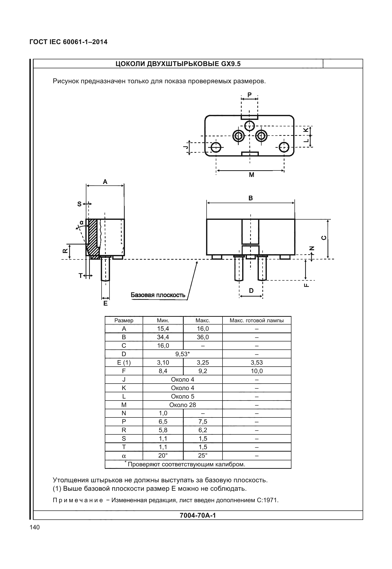 ГОСТ IEC 60061-1-2014