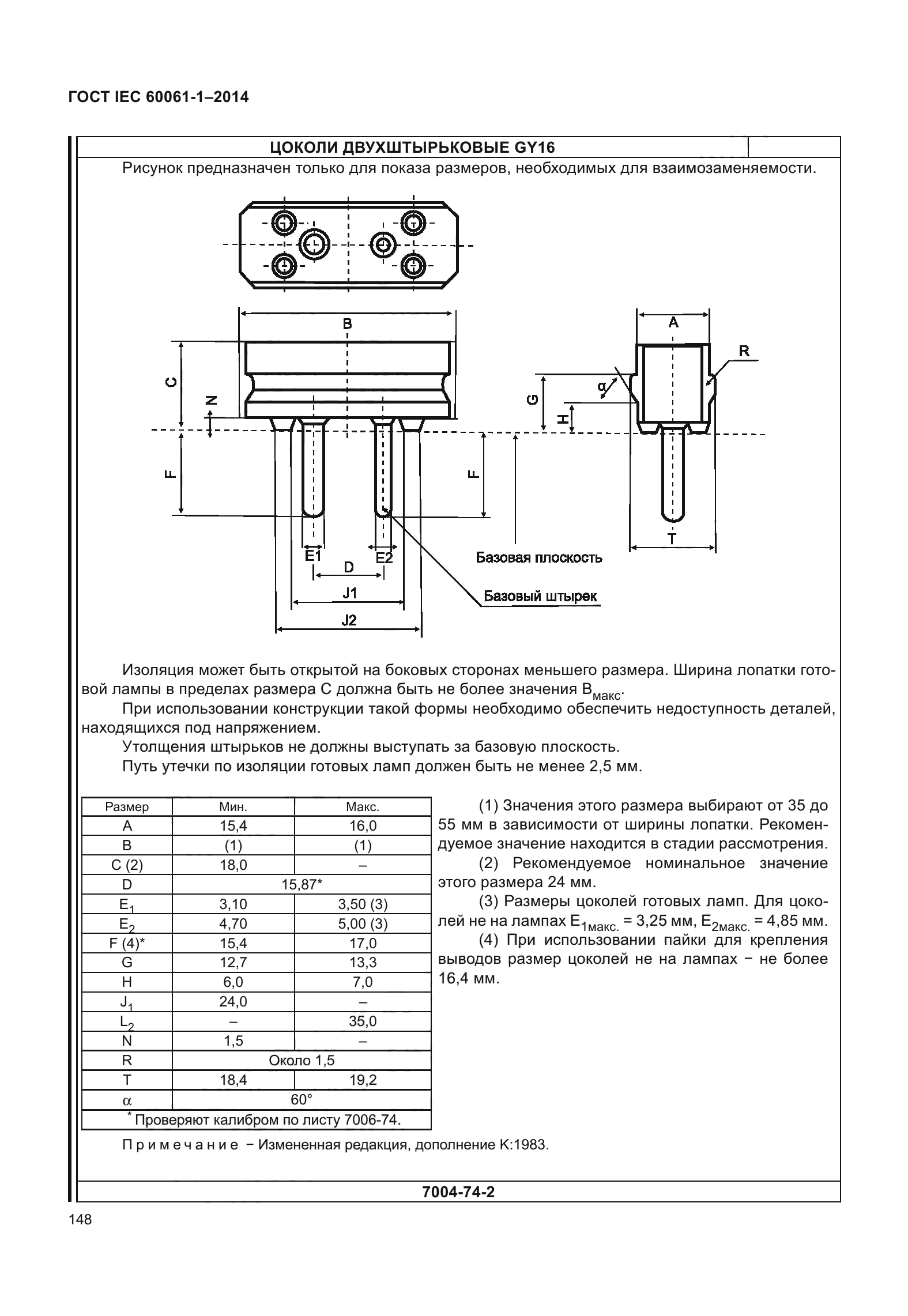 ГОСТ IEC 60061-1-2014