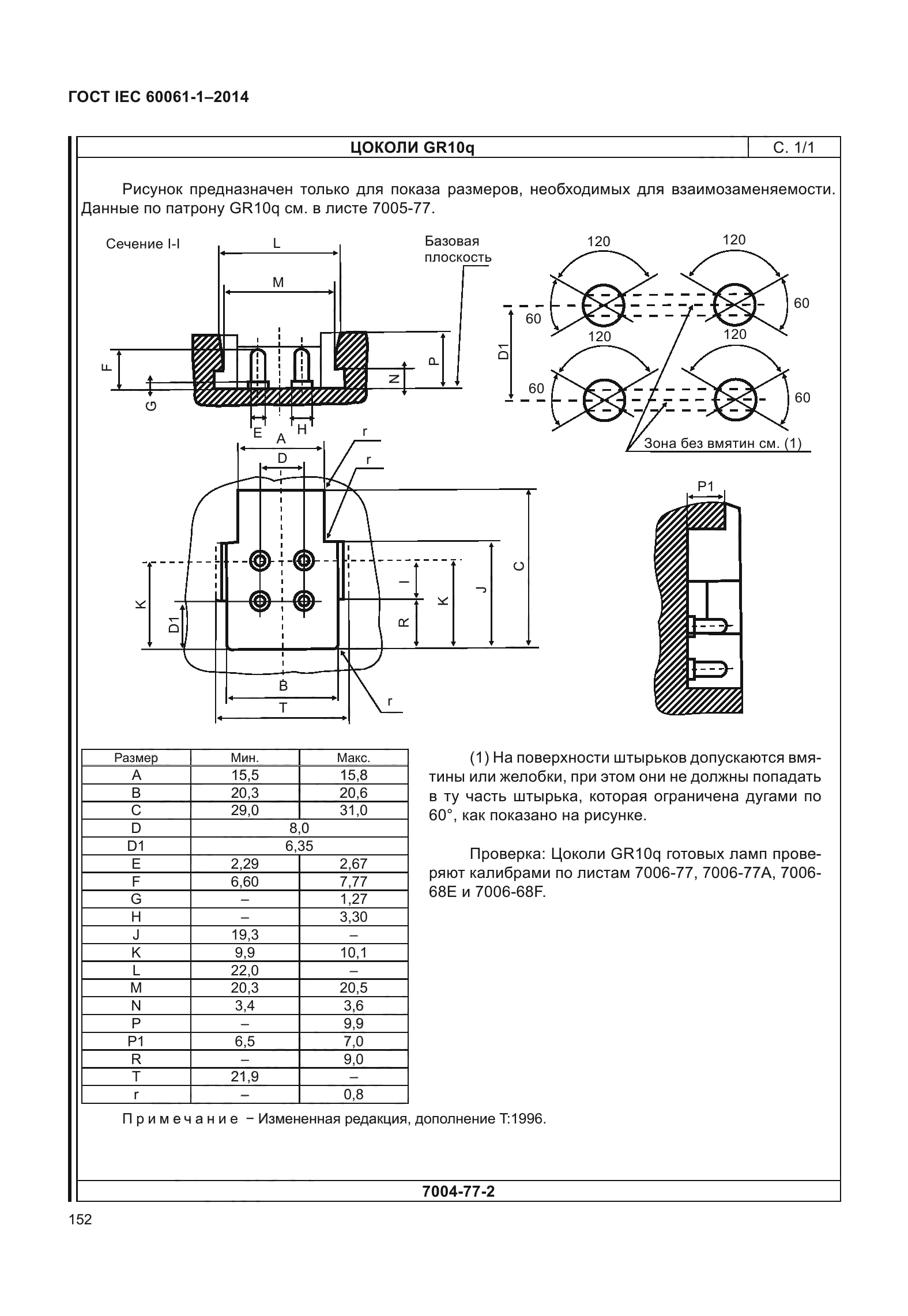 ГОСТ IEC 60061-1-2014