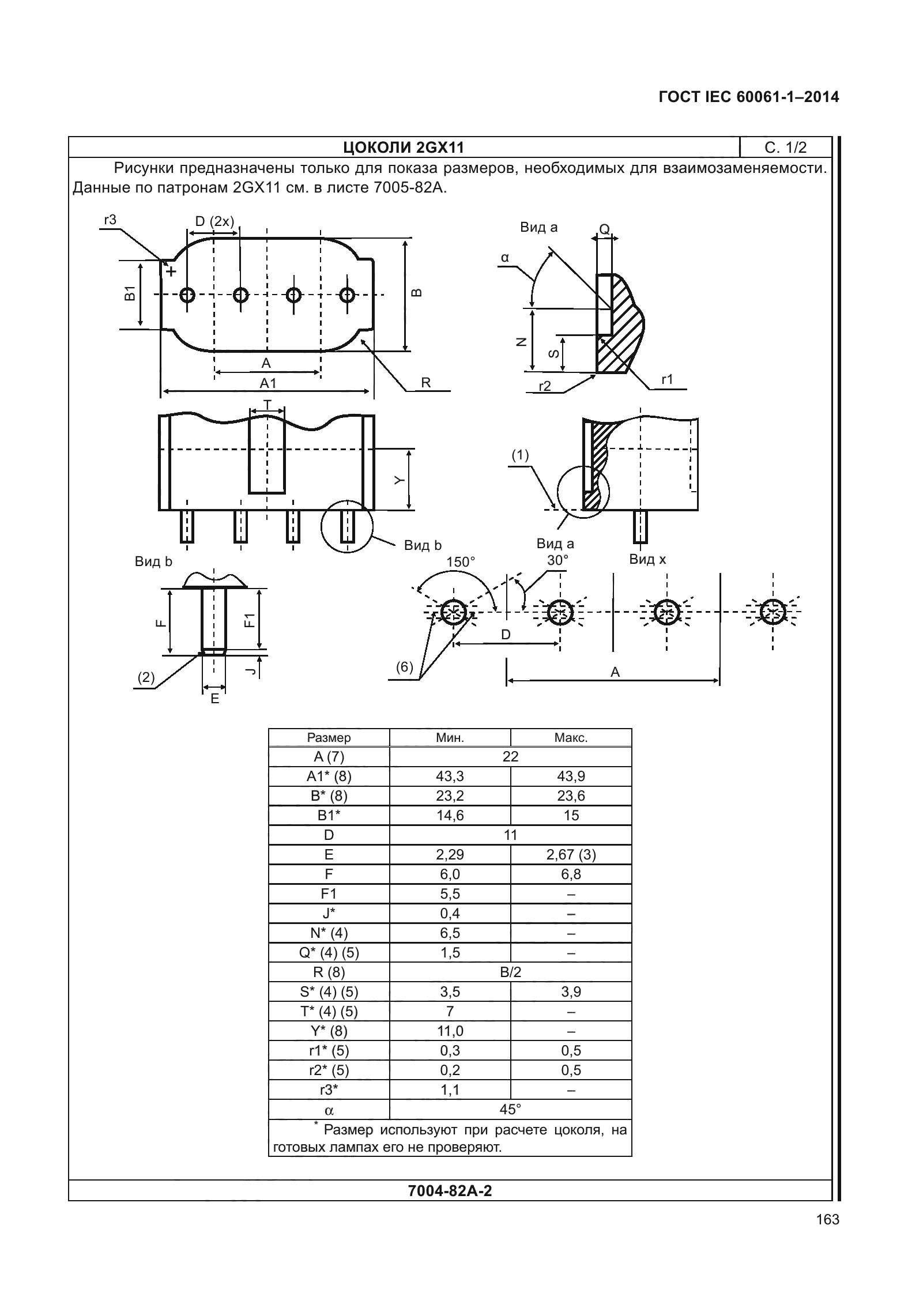 ГОСТ IEC 60061-1-2014