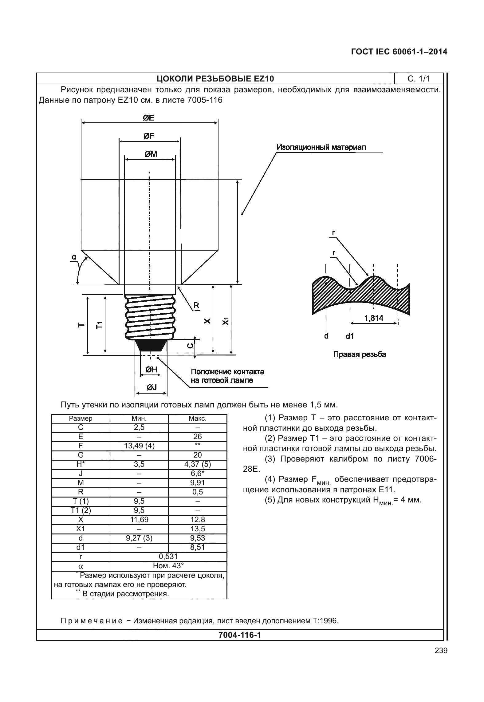 ГОСТ IEC 60061-1-2014