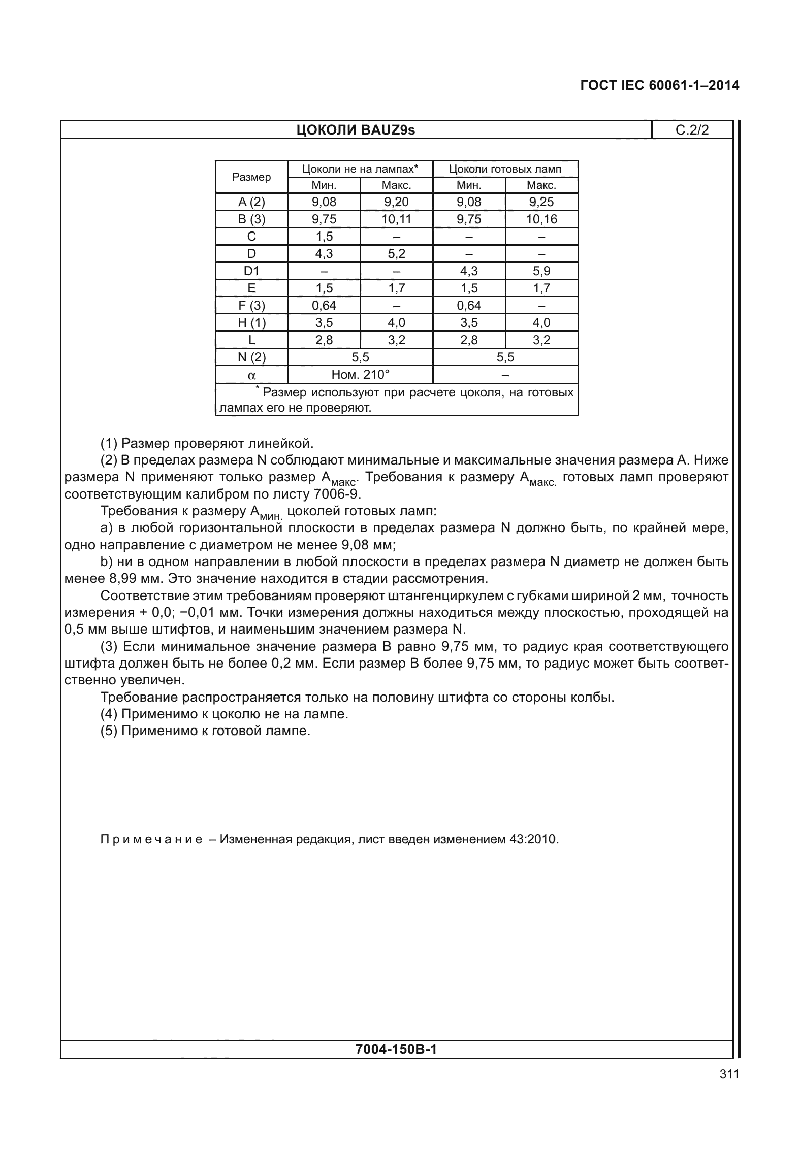 ГОСТ IEC 60061-1-2014