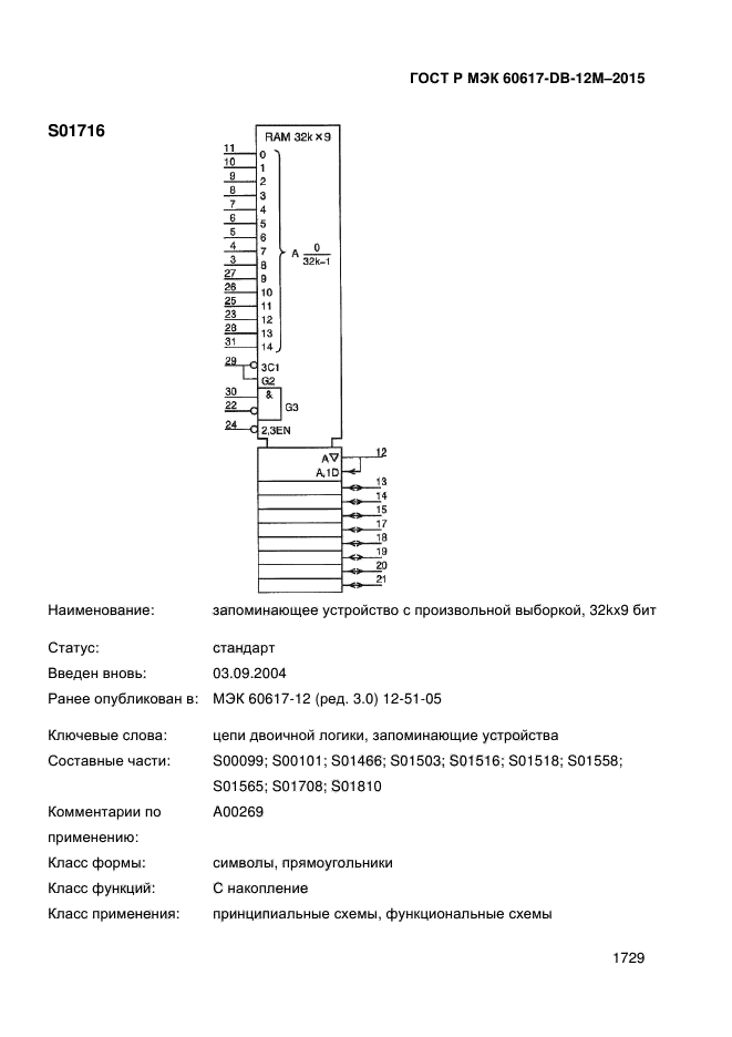 ГОСТ Р МЭК 60617-DB-12M-2015