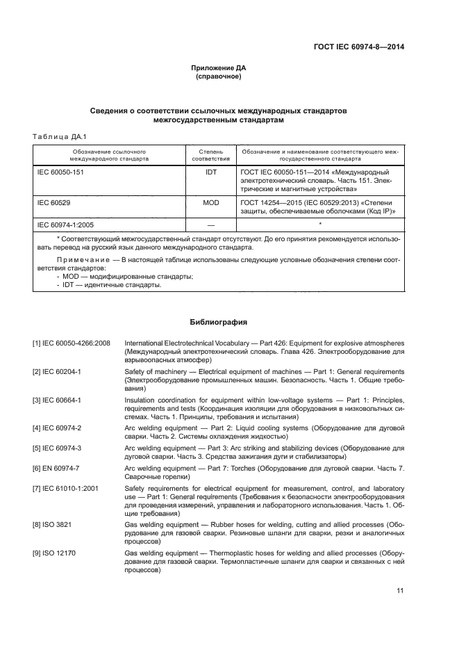 ГОСТ IEC 60974-8-2014