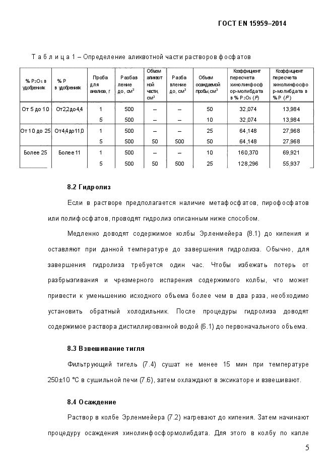 ГОСТ EN 15959-2014