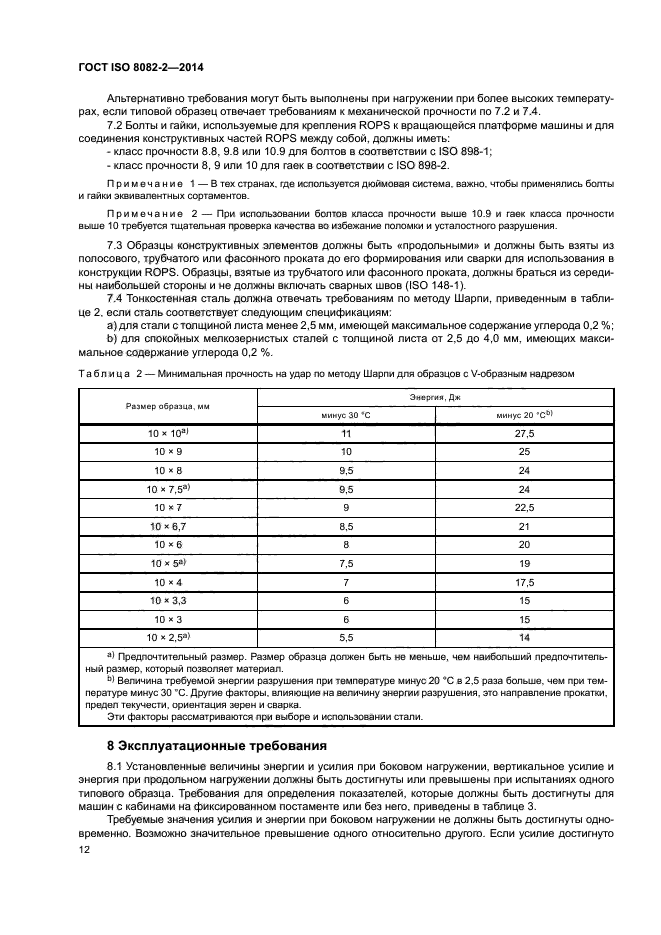 ГОСТ ISO 8082-2-2014