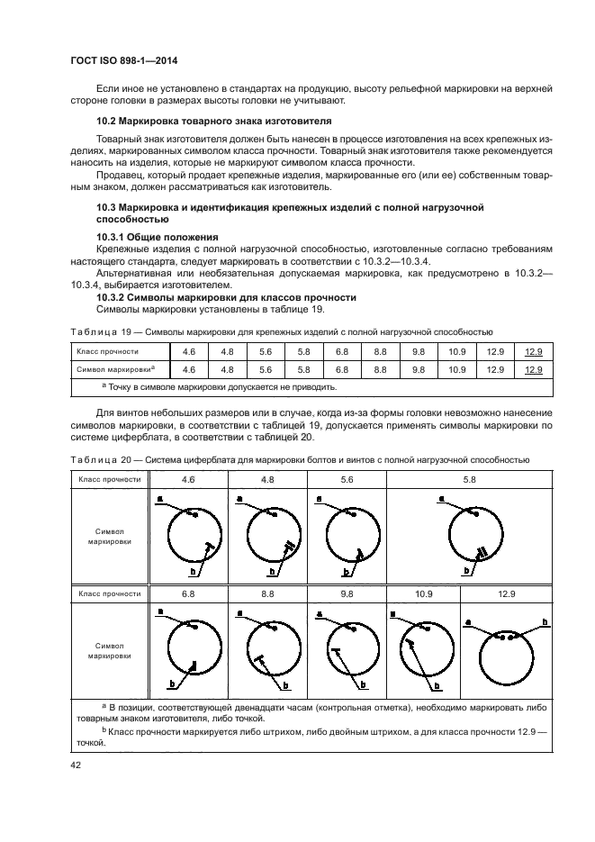 ГОСТ ISO 898-1-2014