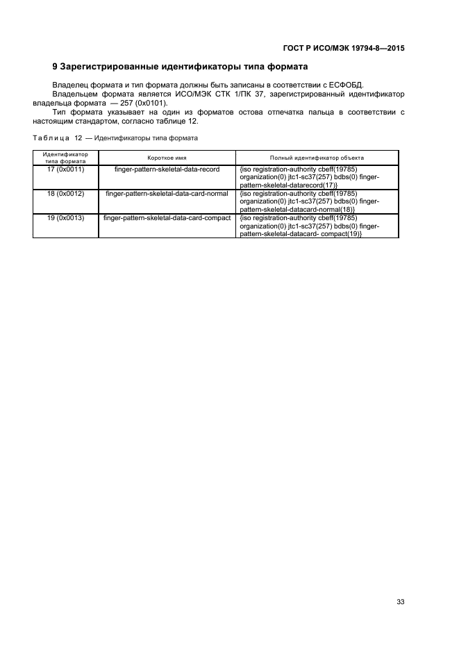 ГОСТ Р ИСО/МЭК 19794-8-2015