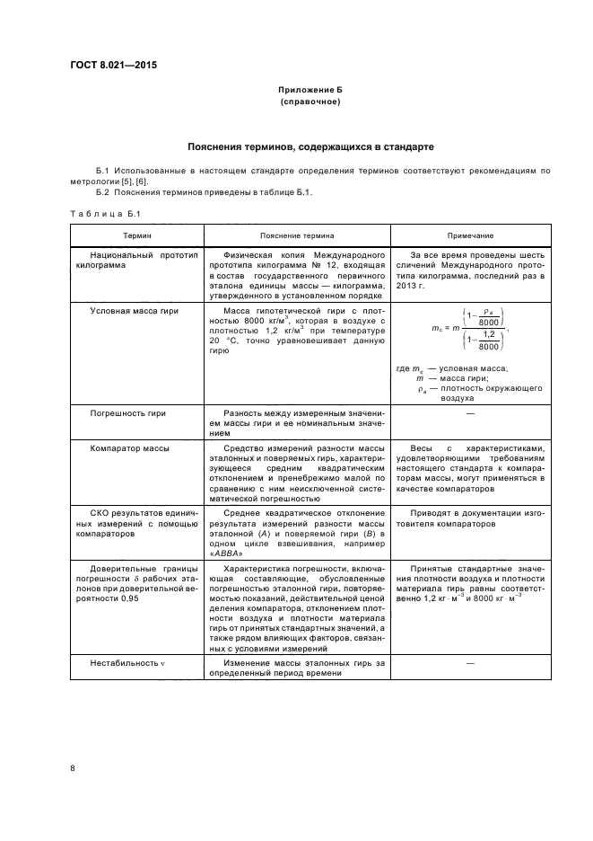 ГОСТ 8.021-2015