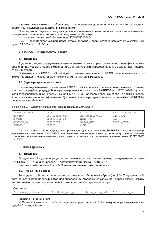 ГОСТ Р ИСО 10303-14-2015