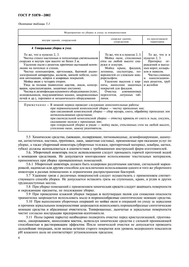 Скачать ГОСТ Р 51870-2002 Услуги Бытовые. Услуги По Уборке Зданий.