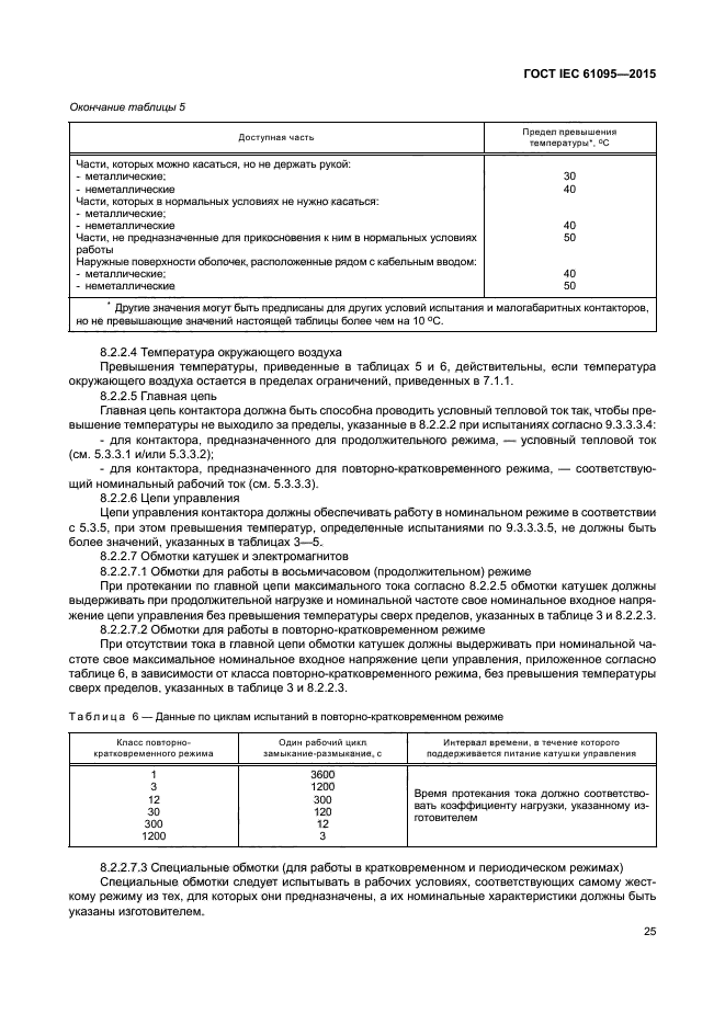 ГОСТ IEC 61095-2015