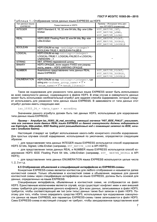 ГОСТ Р ИСО/ТС 10303-26-2015