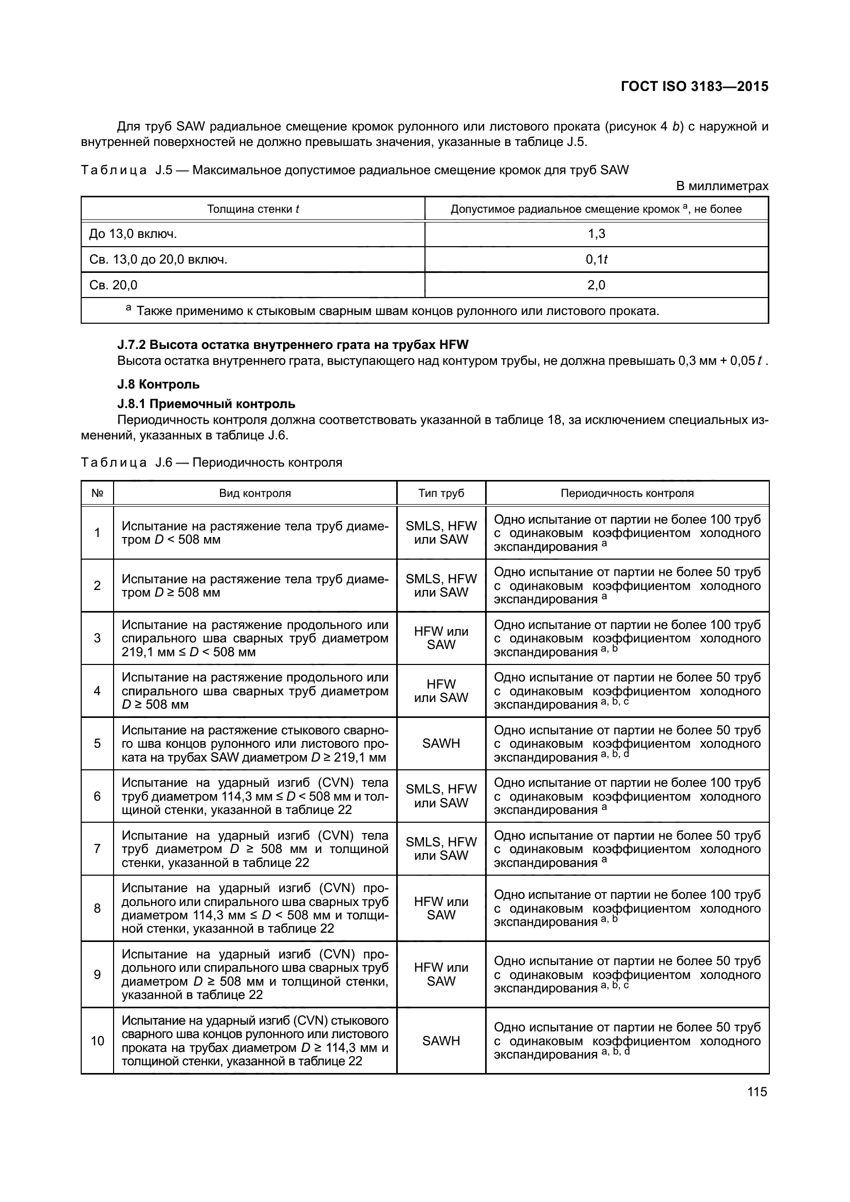 ГОСТ ISO 3183-2015