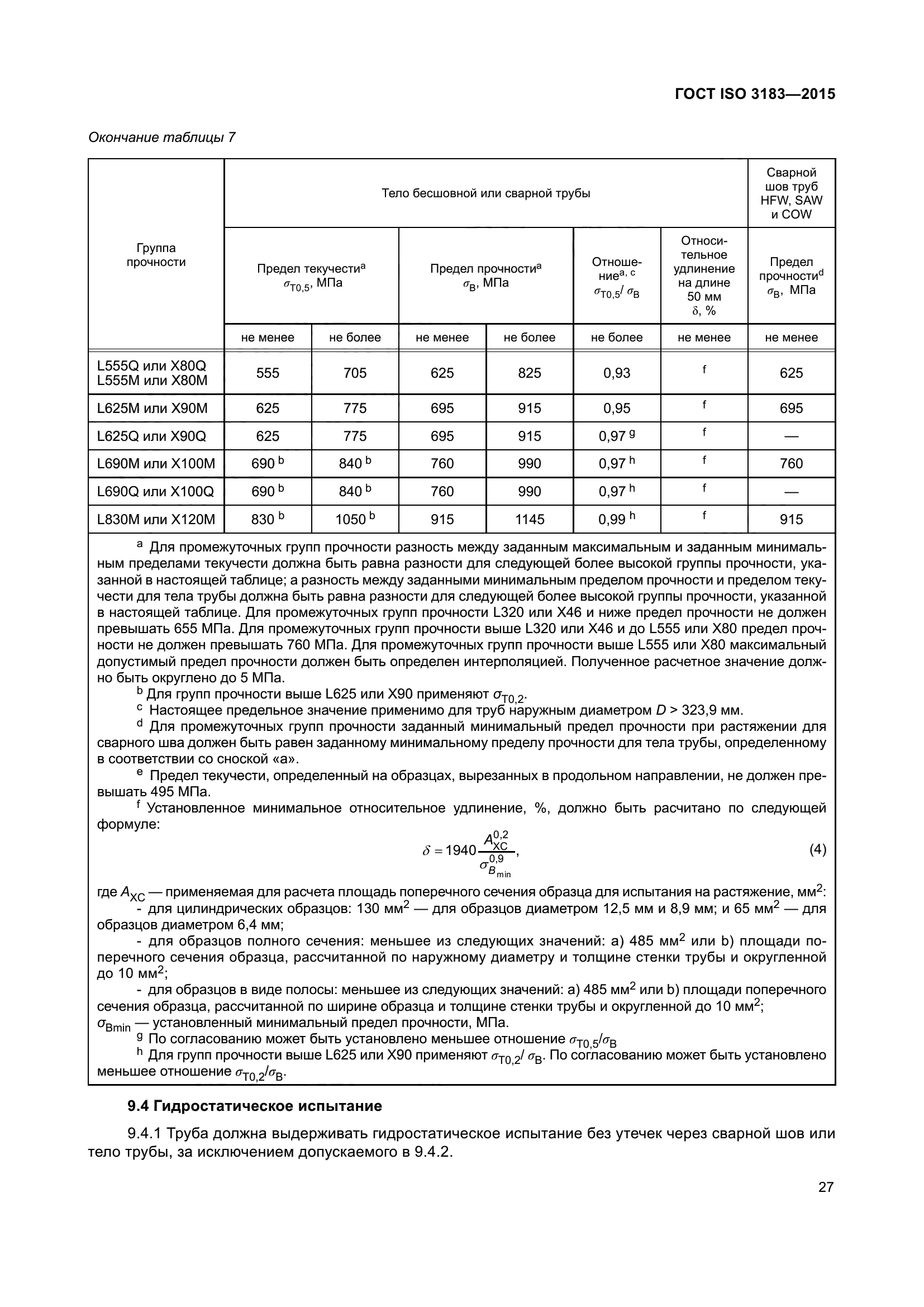 ГОСТ ISO 3183-2015