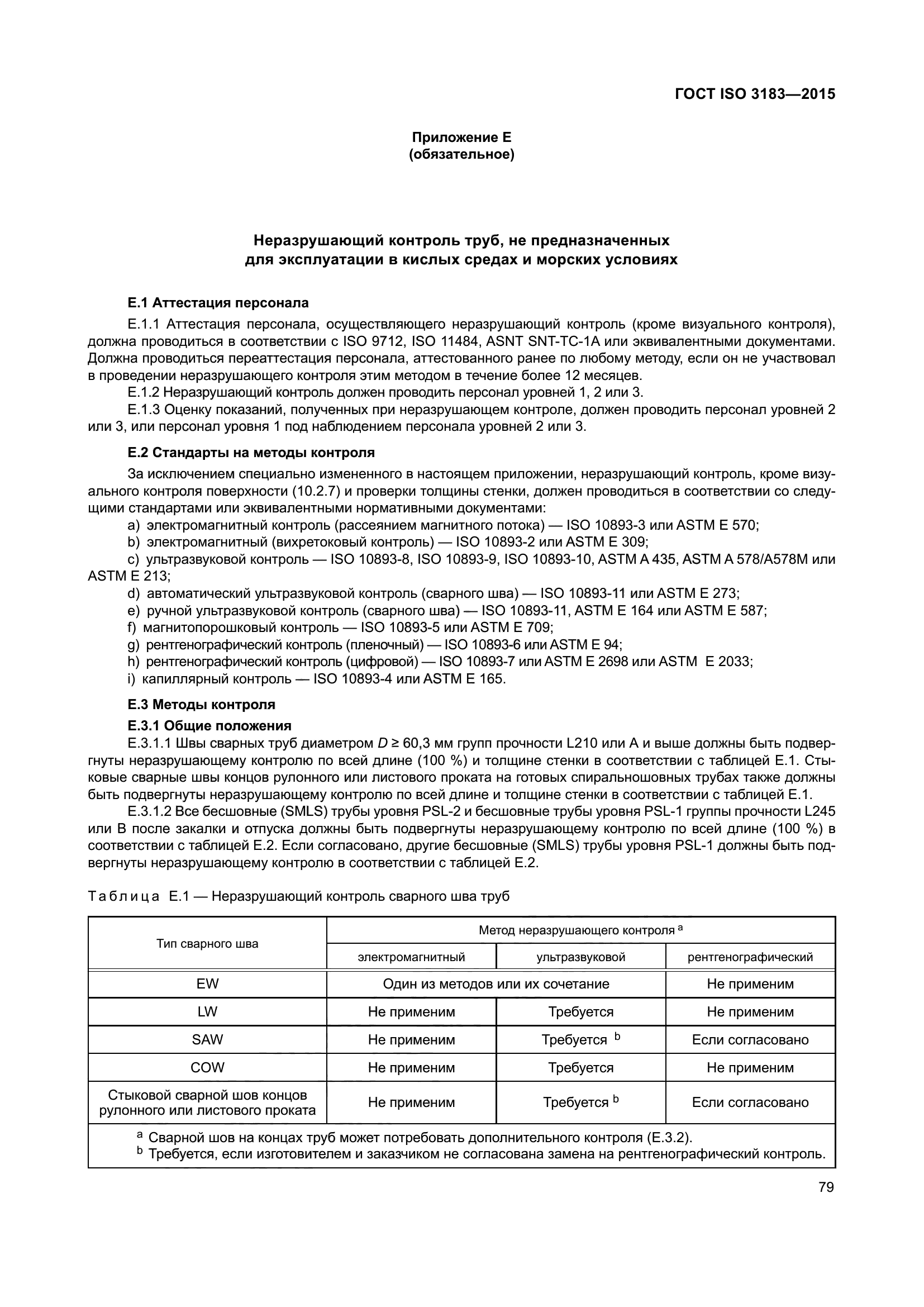 ГОСТ ISO 3183-2015