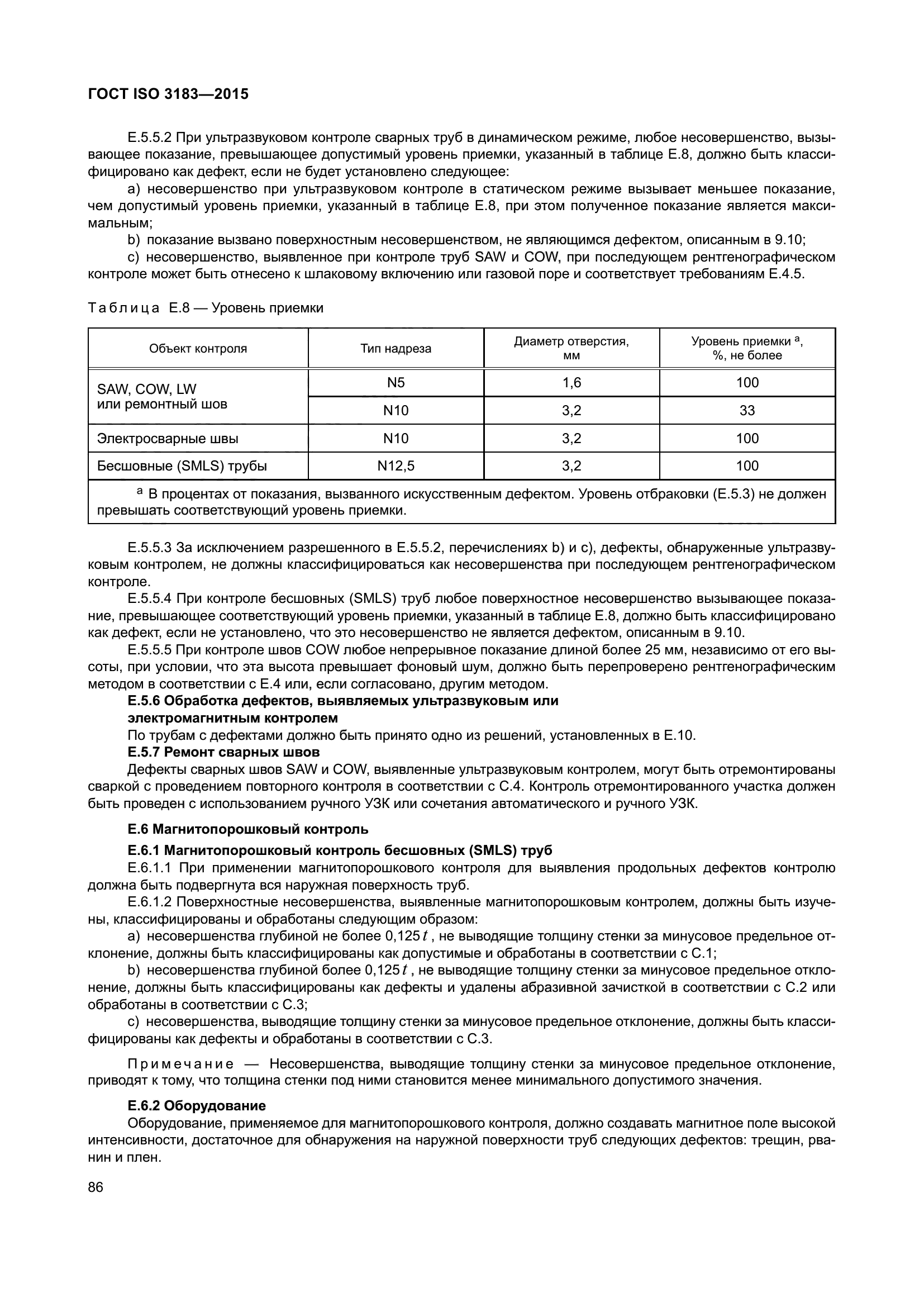 ГОСТ ISO 3183-2015