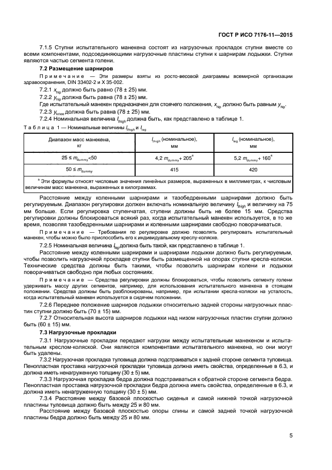 ГОСТ Р ИСО 7176-11-2015