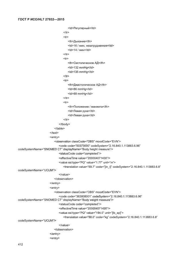 ГОСТ Р ИСО/HL7 27932-2015