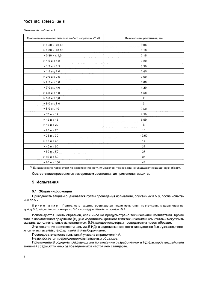 ГОСТ IEC 60664-3-2015