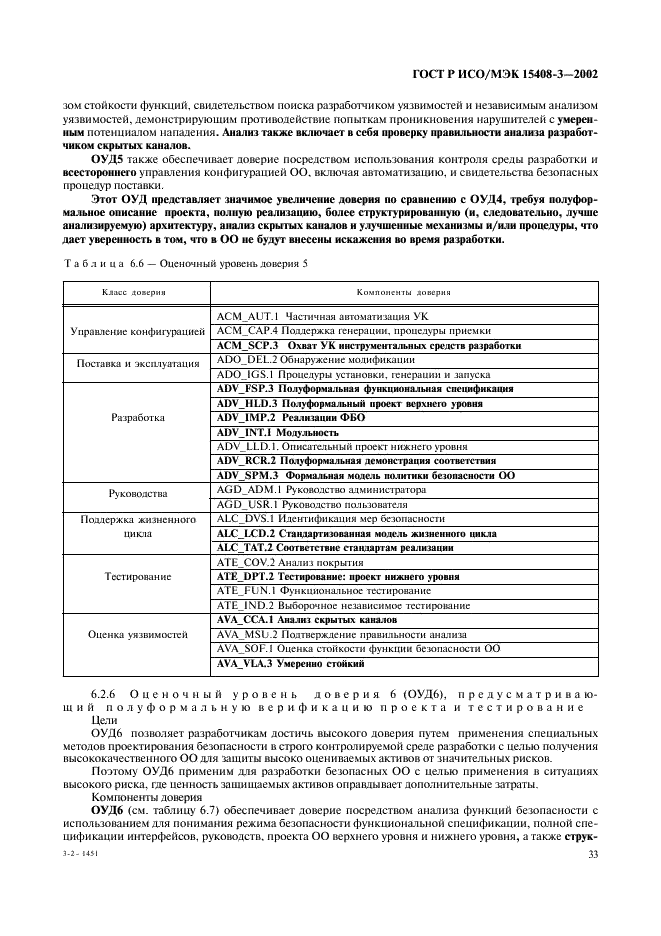 ГОСТ Р ИСО/МЭК 15408-3-2002