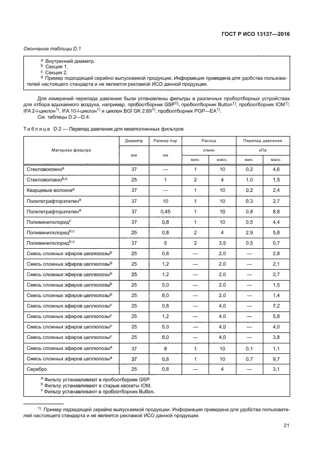 ГОСТ Р ИСО 13137-2016