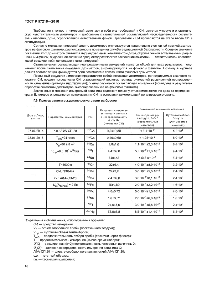 ГОСТ Р 57216-2016