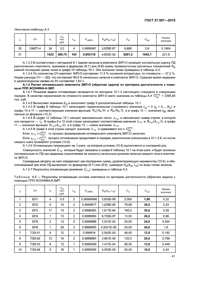 ГОСТ 27.507-2015