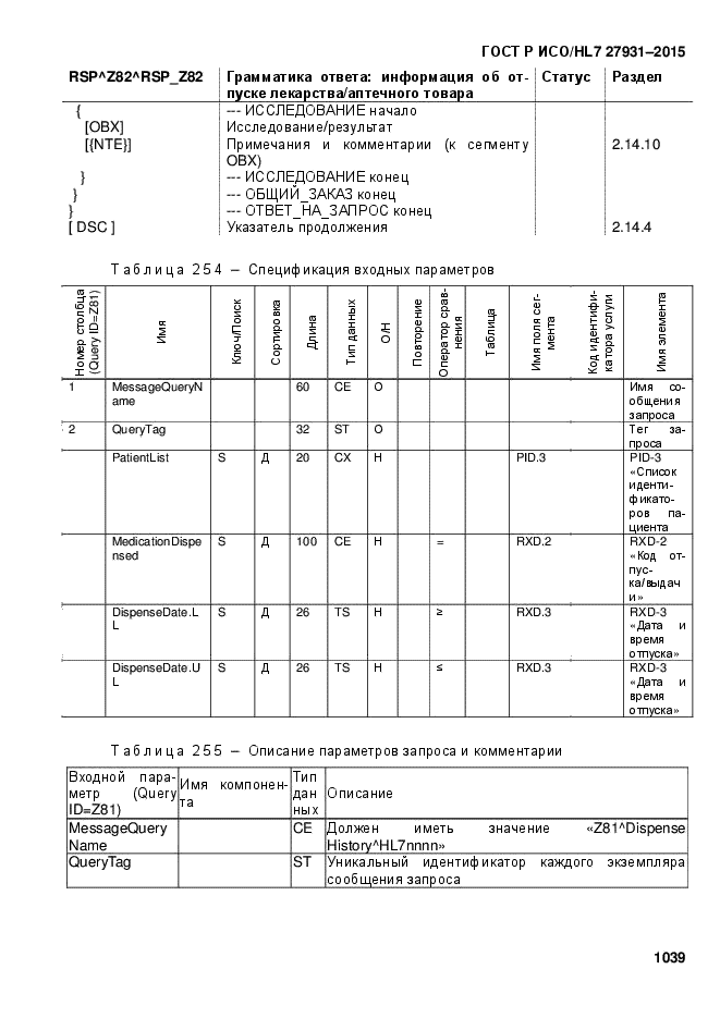 ГОСТ Р ИСО/HL7 27931-2015