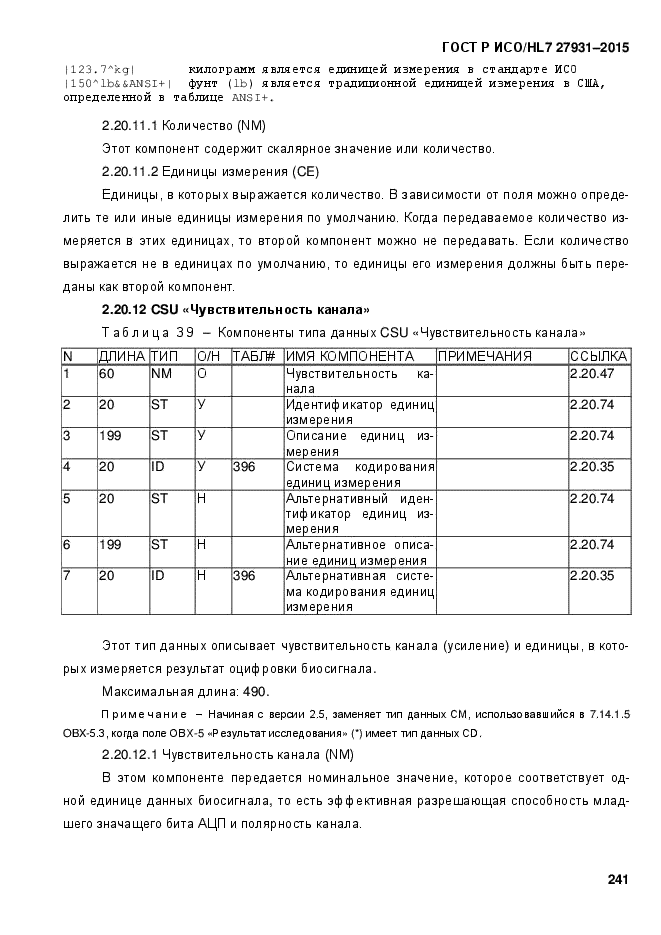 ГОСТ Р ИСО/HL7 27931-2015