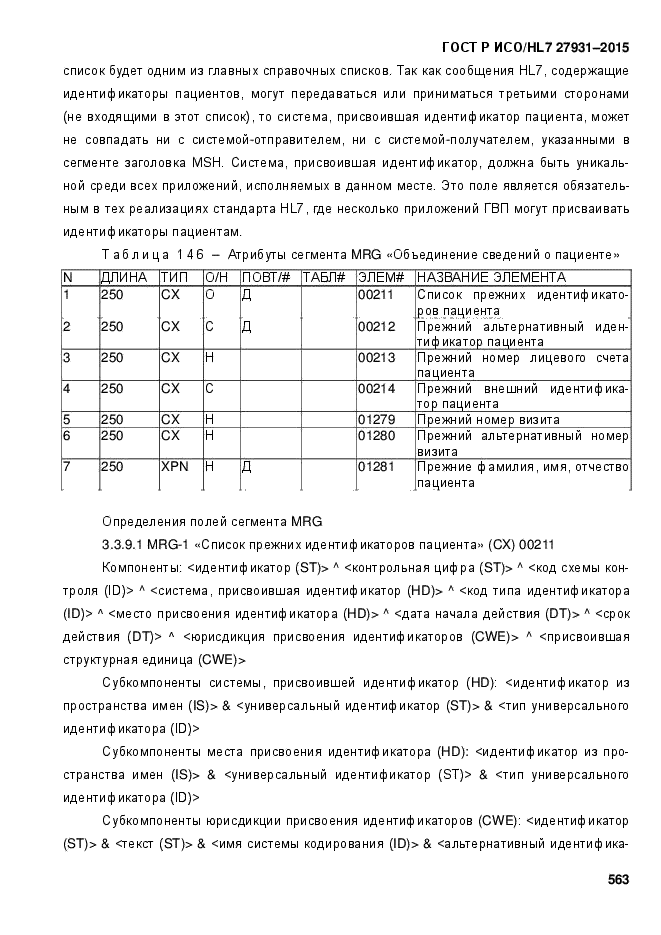 ГОСТ Р ИСО/HL7 27931-2015