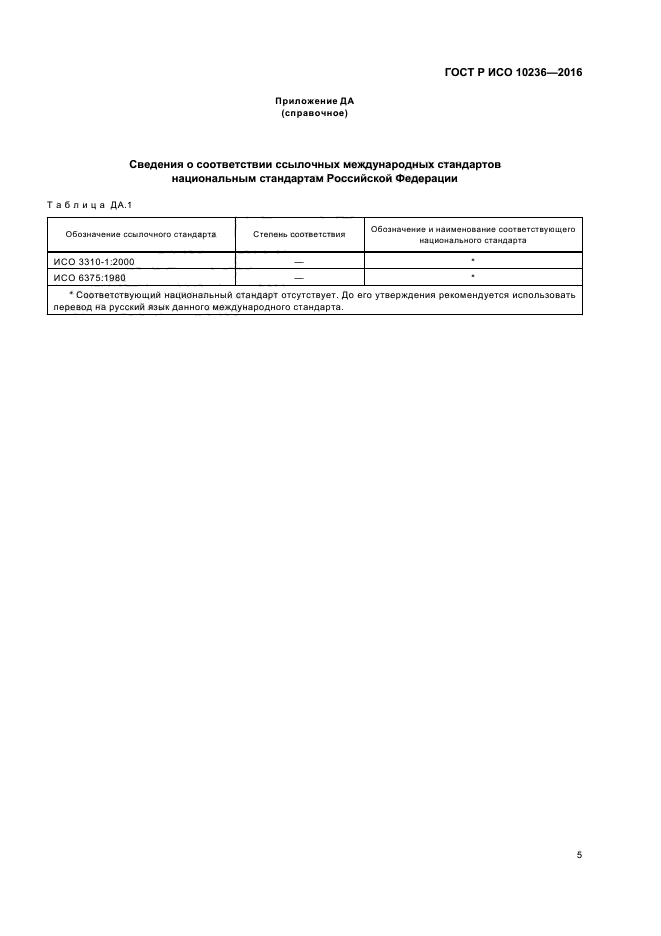 ГОСТ Р ИСО 10236-2016