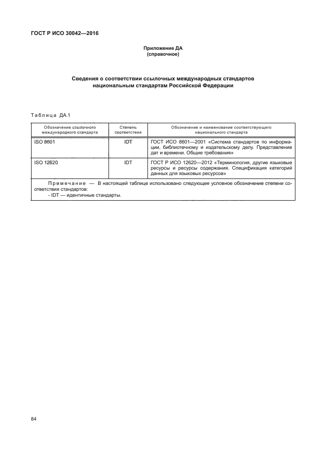 ГОСТ Р ИСО 30042-2016