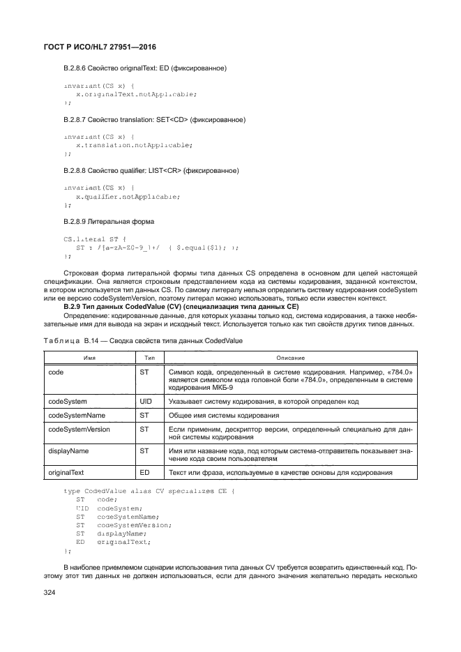 ГОСТ Р ИСО/HL7 27951-2016